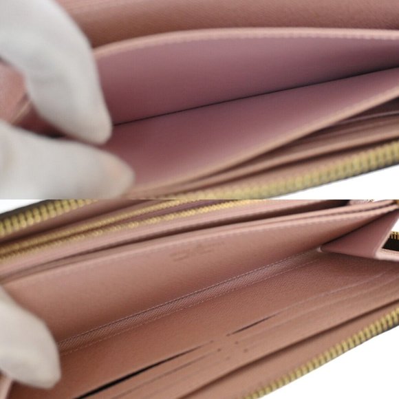 LOUIS VUITTON Zippy Wallet Vivienne Monogram Leather Brown Rose M69054 59RJ206 - Picture 15 of 16